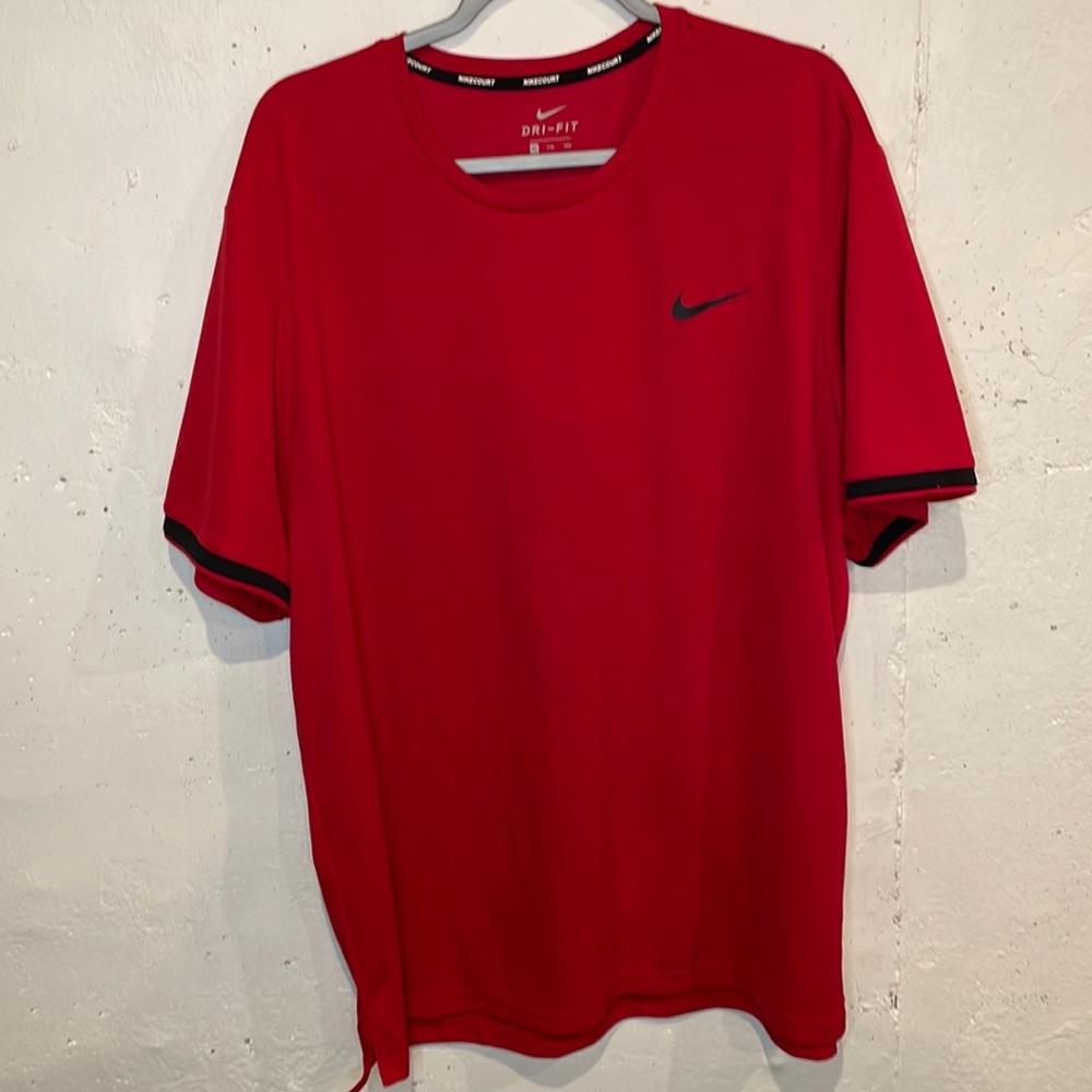 Men’s Nike Nikecourt Dri-Fit performance shirt size XXL / Red